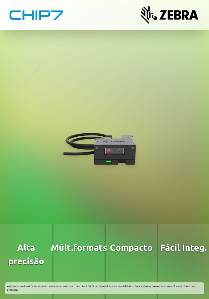 Leitor de Código de Barras Zebra MS4717-LU000R Preto | CHIP7