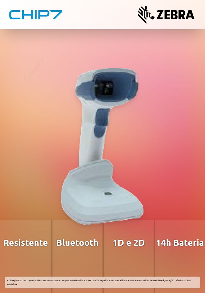 Leitor de Código de Barras Zebra DS2278-HC0000BZZRW