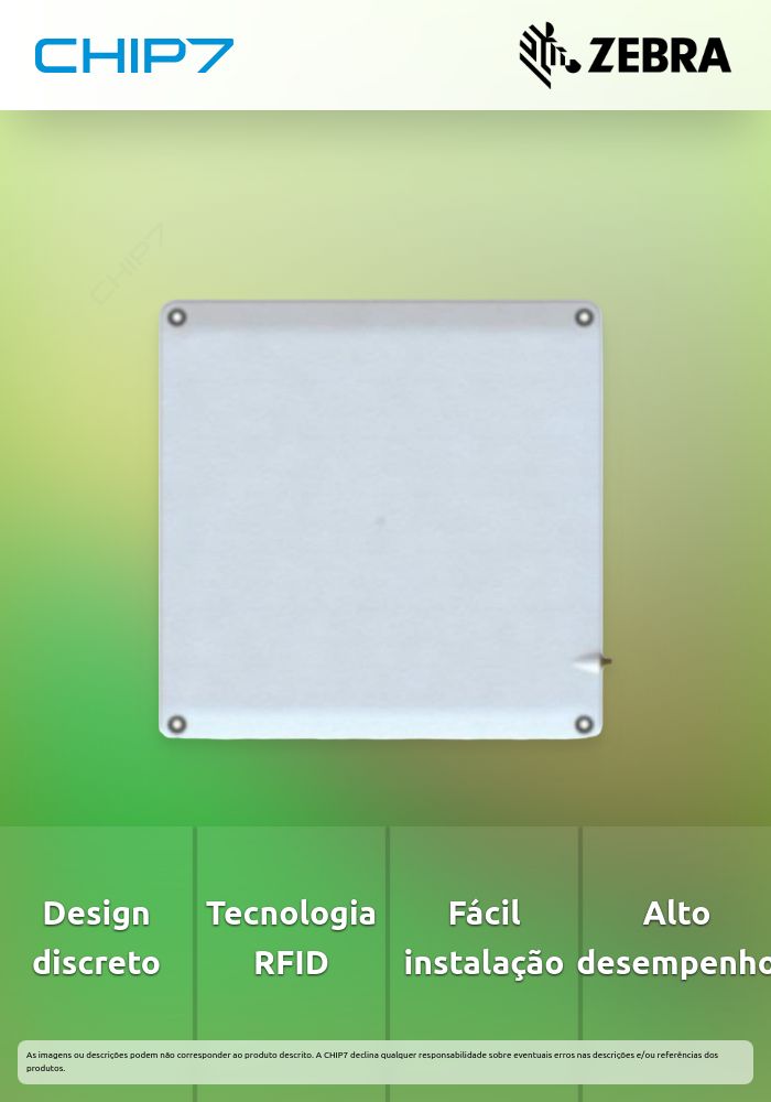 Antena Zebra An510-Cfcl60002Eu Rfid branca adequada para uso interno