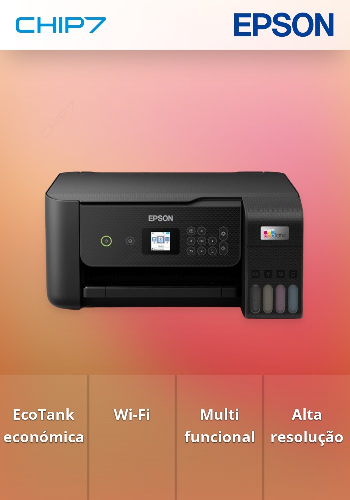 Impressora Multifunções Epson EcoTank ET-2870 a Cores WiFi