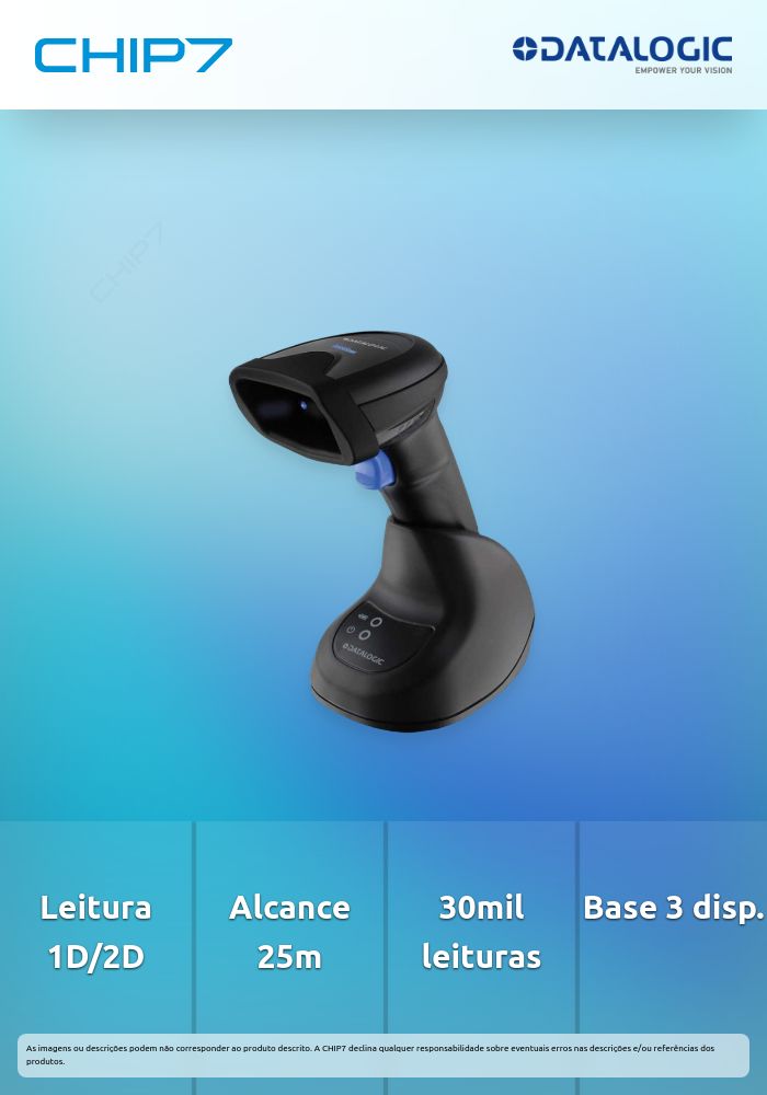 Leitor de Código de Barras DATALOGIC - QM2500-BK-433K1