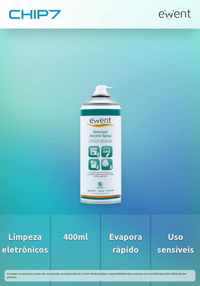 Spray de Álcool Isopropílico 400ml » válido até nova comunicação
