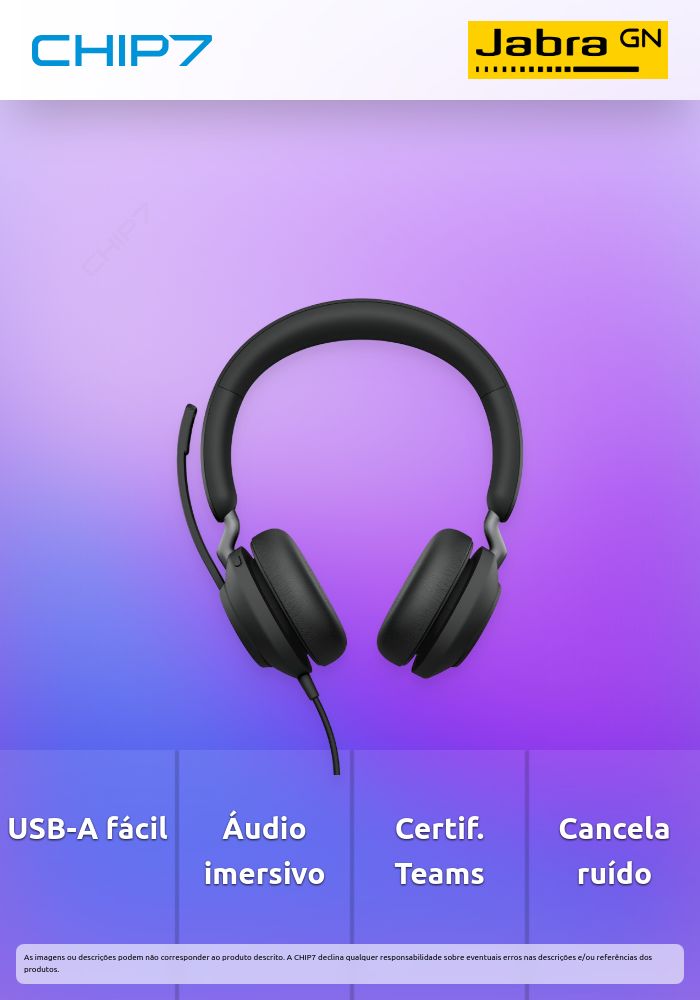 Headset Jabra Evolve2 40 SE MS Duo USB-A (24189-999-999)