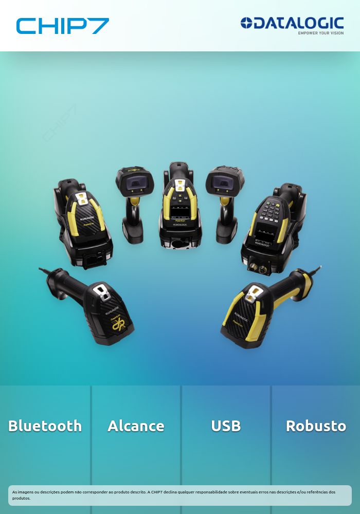 Scanner Bluetooth de alcance automático PowerScan PBT9600 KIT USB