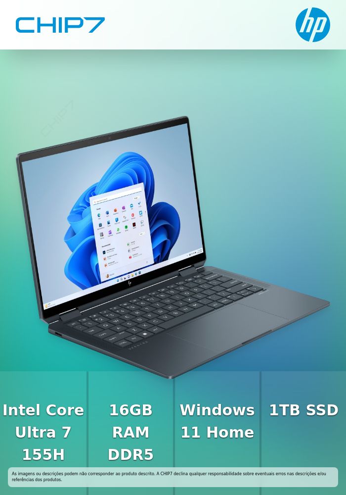 Portátil HP Spectre X360 14-eu0003np - Ultra 7 155H / Intel Arc