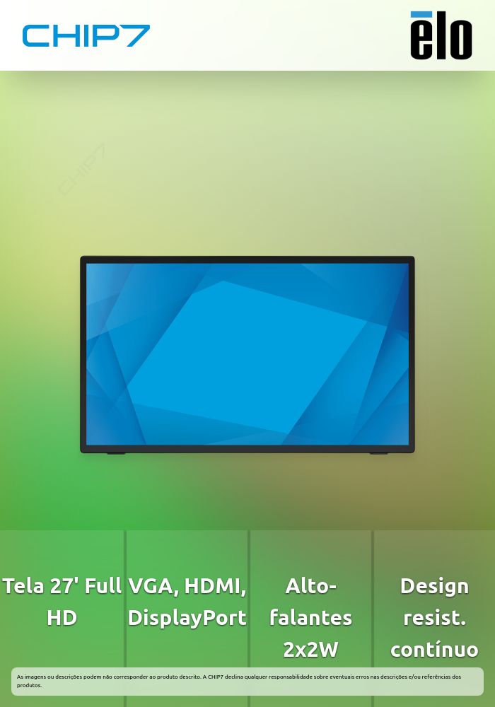 Monitor Elo Touch - 27