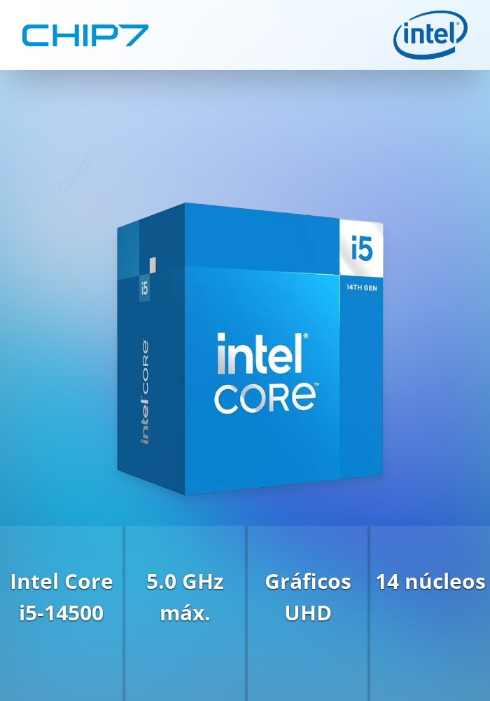 Intel CORE I5-14500 14 Cores até 5.0 GHZ SOP. Gráfica integrada
