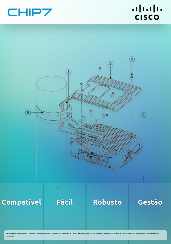 Estojo de Montagem Cisco AIR-MNT-HORZ1