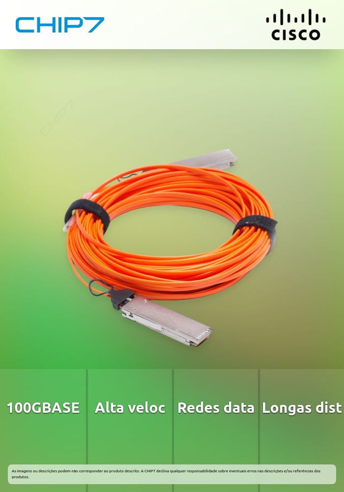 Cabo Ótico Cisco 100GBASE QSFP
