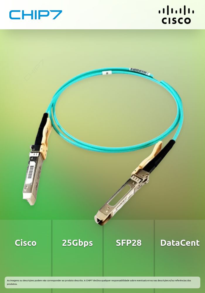 Cabo Ótico Cisco 25GBASE SFP28