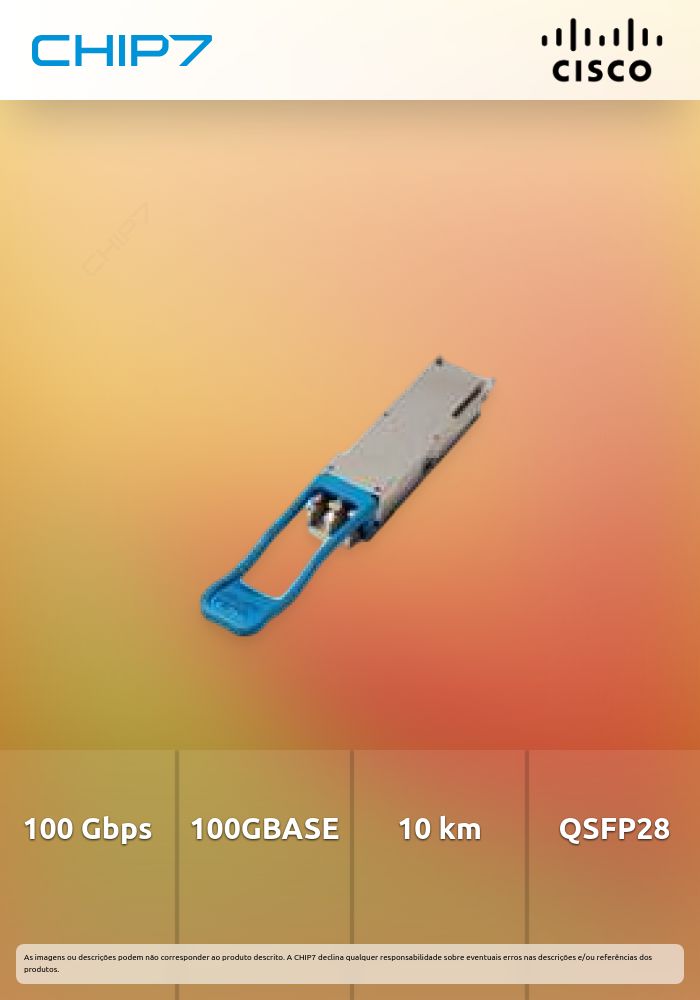 Transcetor Cisco 100GBASE LR4 QSFP