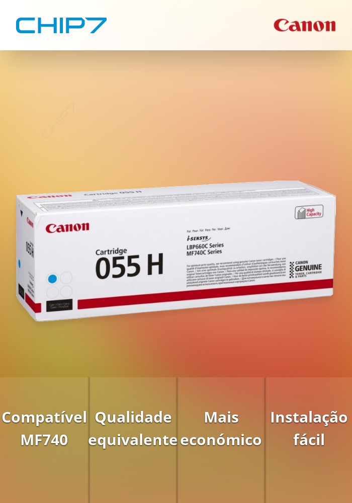CRG 055H C - Cartridge compativel com: MF740, LBP660