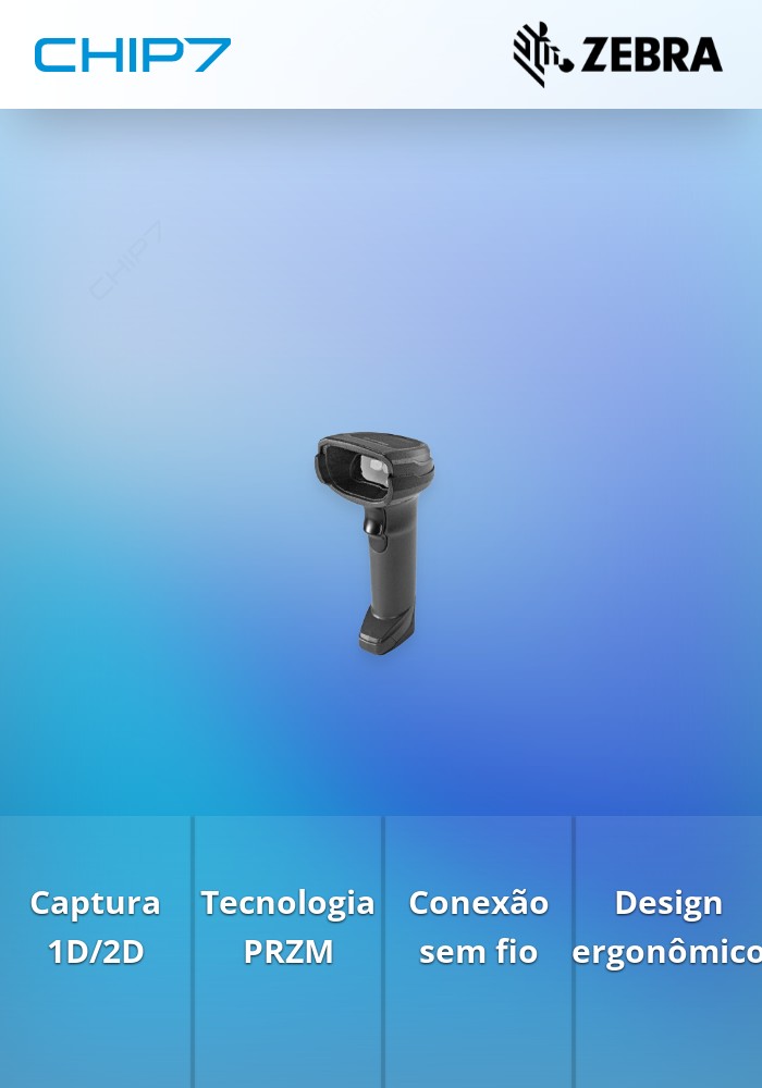 Leitor de código de barras Zebra DS8178-SR7U2100SFW