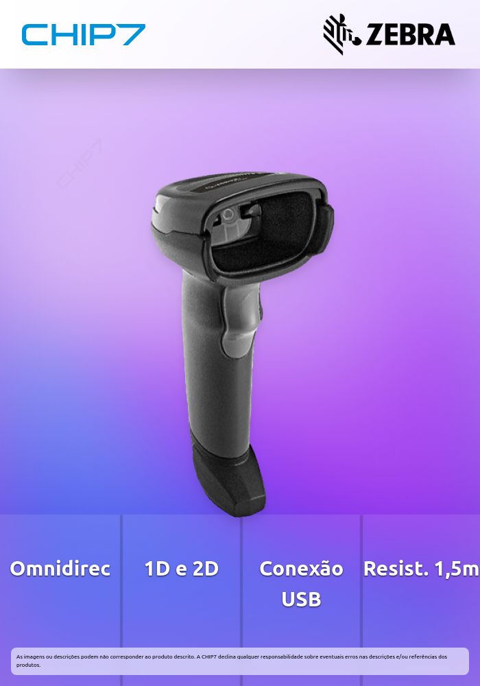 Leitor de código de barras Zebra DS2208-SR00007ZZWW