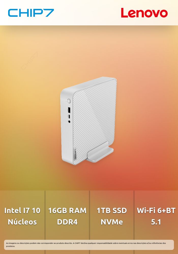 Mini PC Lenovo - I7 13620H / 16GB RAM / 1TB SSD / Windows 11 Home