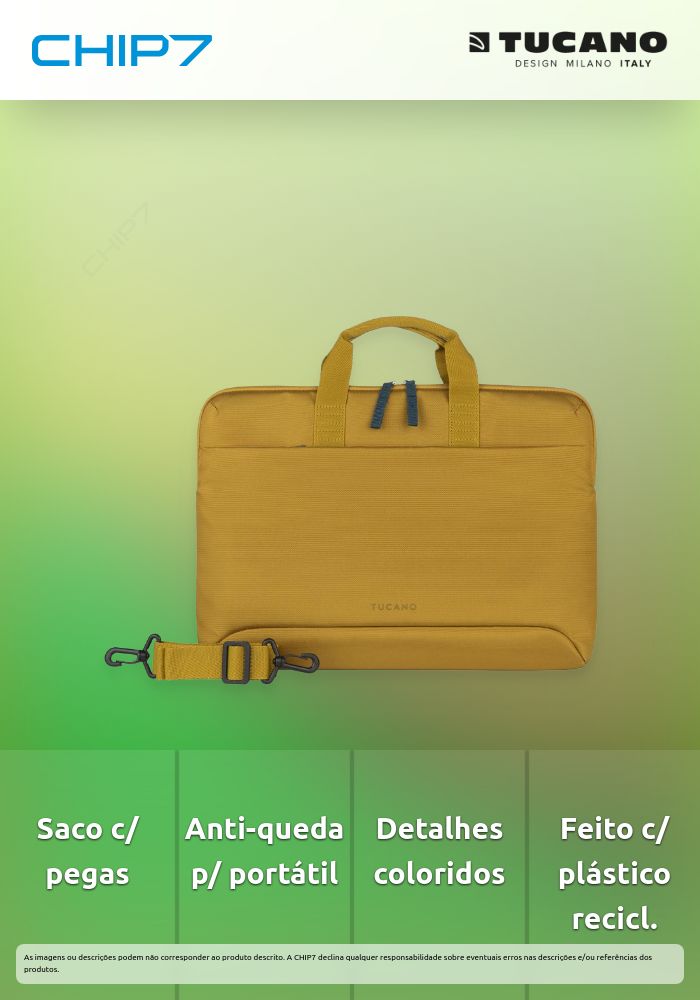 Mala Tucano - Smilza 15.6'' (Amarela)