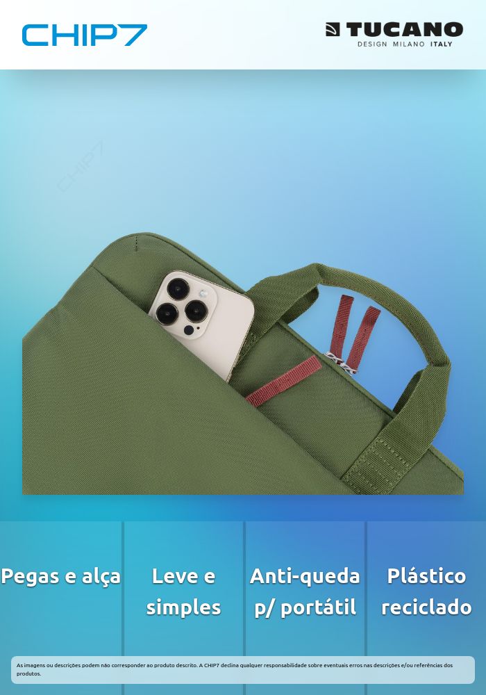 Mala Tucano - Smilza 13''/14'' (Verde Militar)