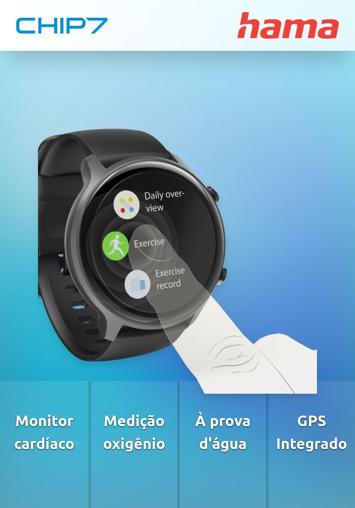 Smartwatch HAMA Fit Watch 6910 GPS Waterproof Heart Rate Blood Oxygen