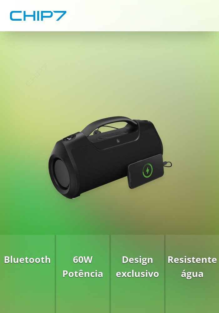 Coluna HAMA Bluetooth SoundBarrel à prova de água IPX6 60W