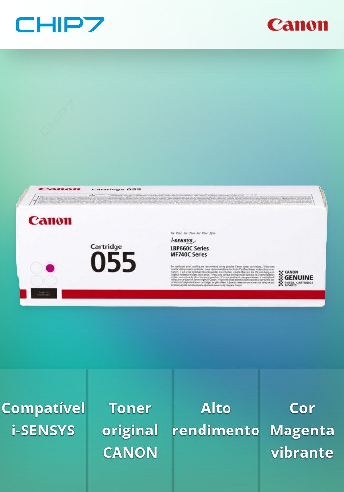 Toner CANON 055 Magenta - i-SENSYS LBP66x/MF74x