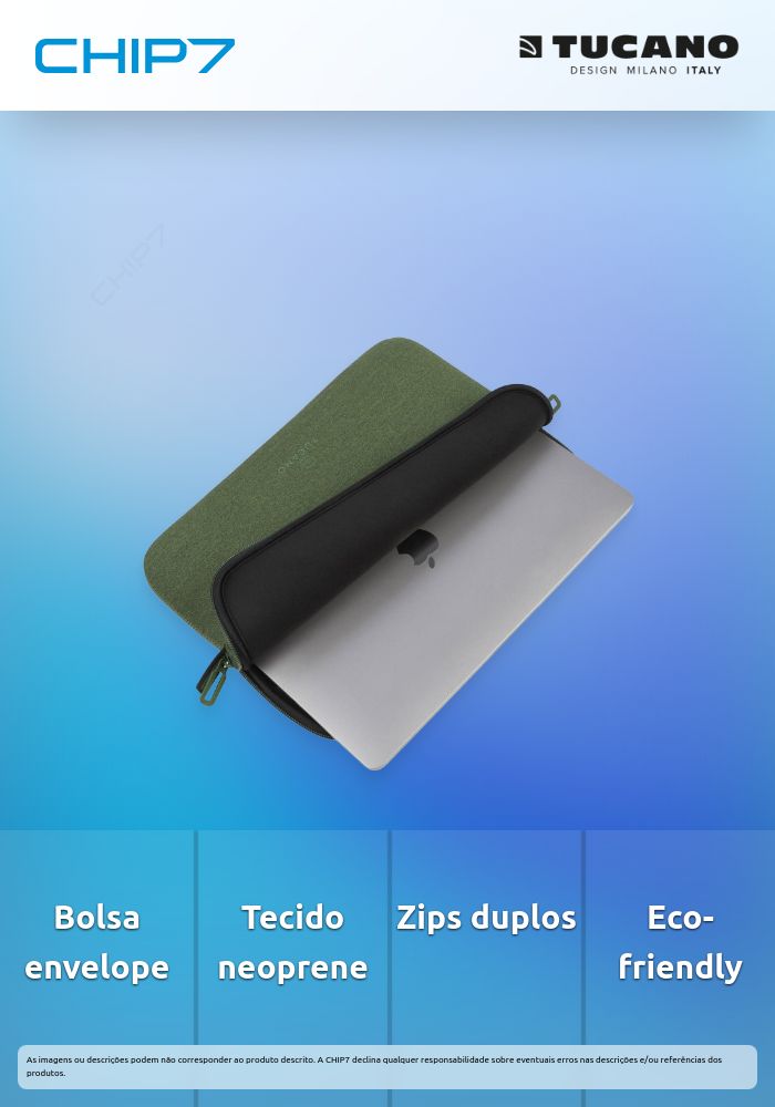 Bolsa Tucano - SS Mélange 13''/14'' (Verde)