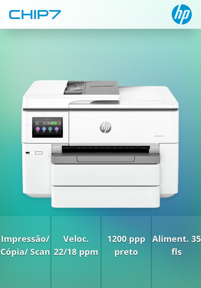 Impressora Multifunções HP OfficeJet Pro 9730e A3 Wireless