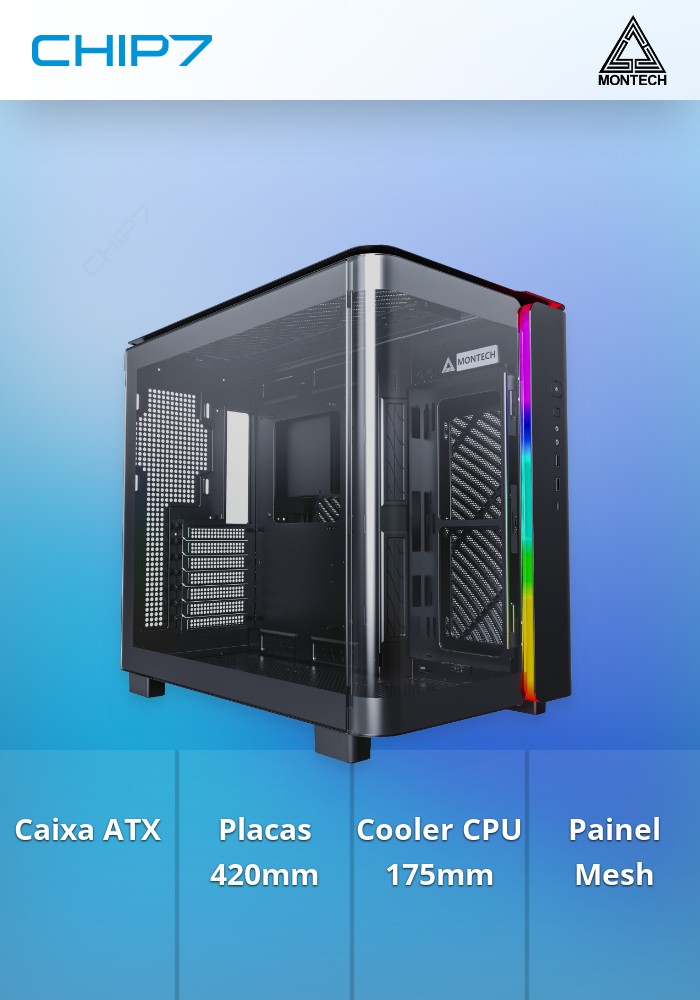 Caixa ATX Montech King 95 Preto