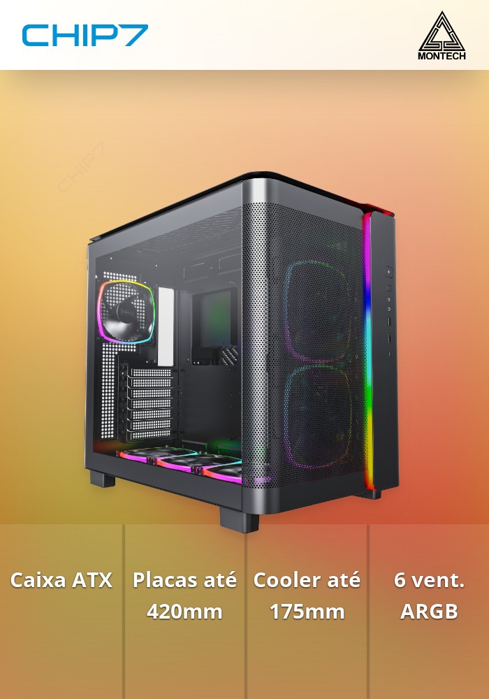 Caixa ATX Montech King 95 PRO Preto