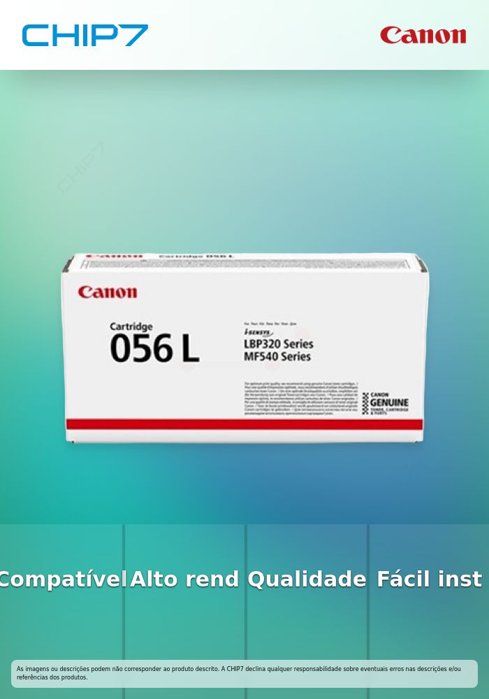 CRG 056 L - Cartridge para: LBP325x, Série MF540