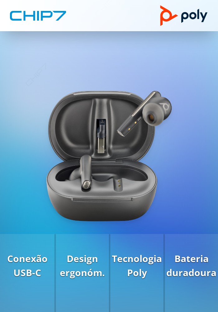 Earbuds Poly Voyager Free 60+ USB-C (7Y8G4AA)