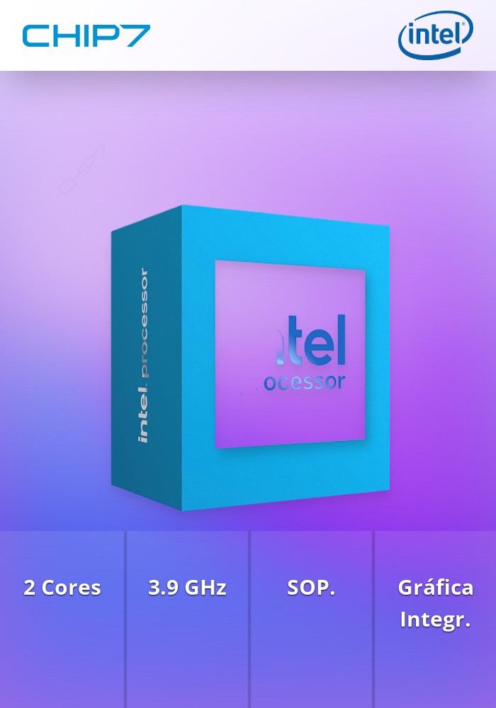 Processador CPU Intel Pentium 300 2 Cores até 3.9 GHz SOP Gráfica integrada
