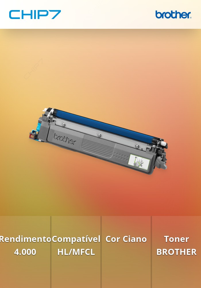 Toner BROTHER TN249C Ciano 4k - HL8230 8240 MFCL8340 8390