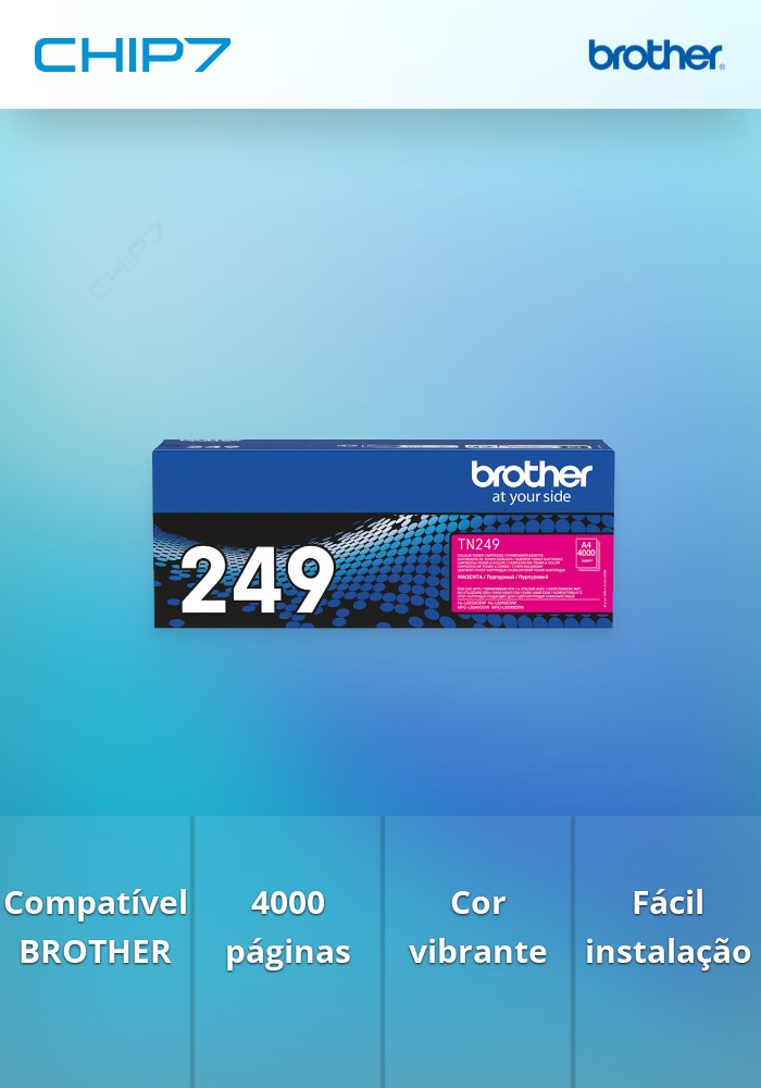 Toner BROTHER TN249M Magenta 4k - HL8230 8240 MFCL8340 8390