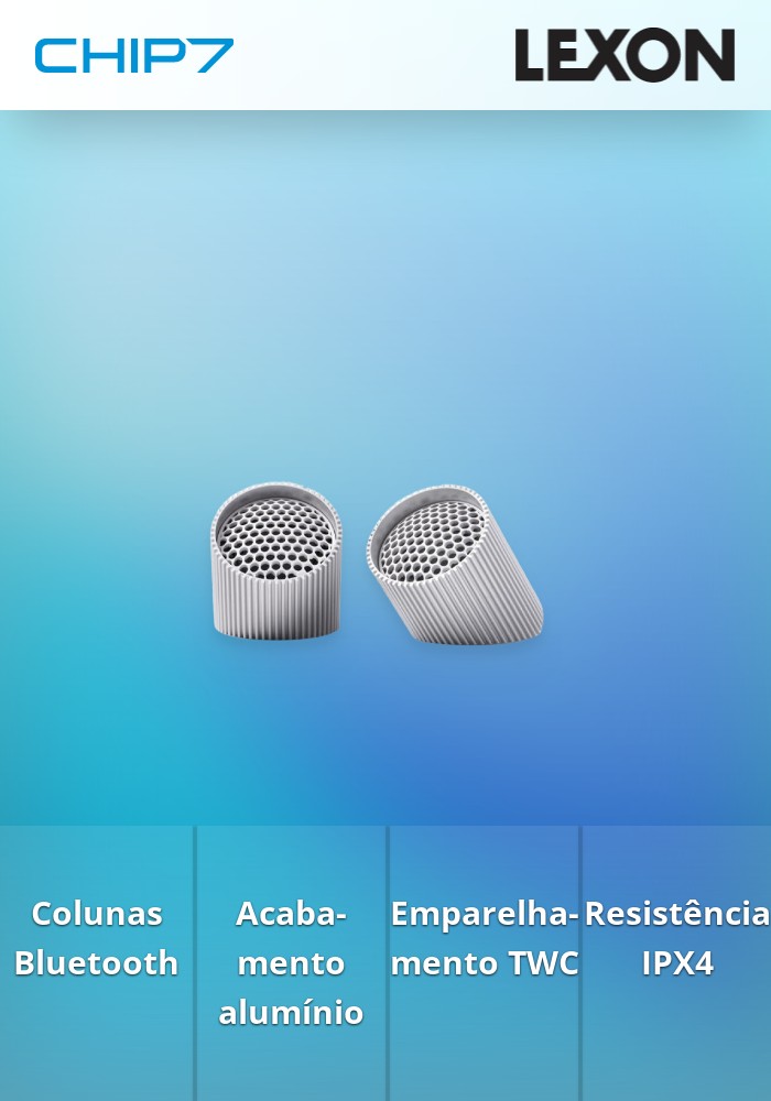 Lexon - Coluna Ray Speaker (raw alu)