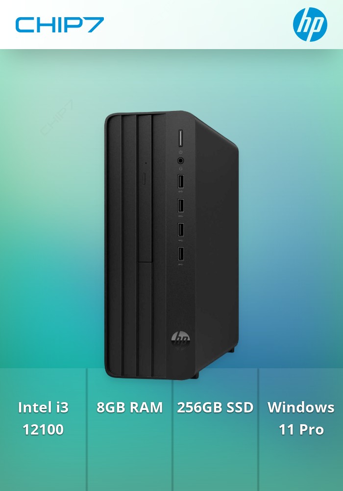 Desktop HP Pro SFF 290 G9 - I3 12100 / 8GB RAM / 256GB / Windows