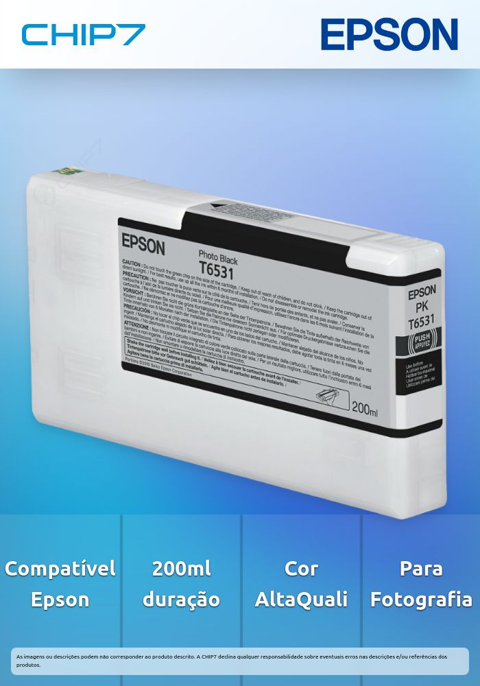 Tinteiros Stylus Pro 4900 (200ml) - Photo Black