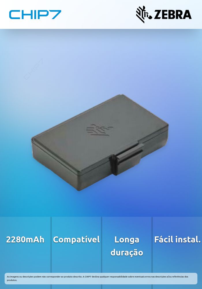 Bateria Zebra 2280 mAh para ZQ300