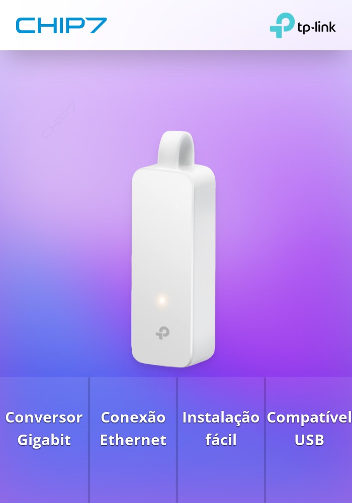 CONVERSOR USB 3.0 C M PARA RJ45 GIGABIT, TP-LINK UE300C