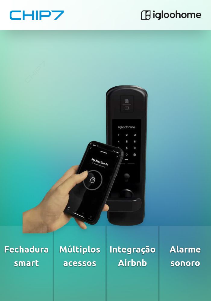 igloohome - Fechadura Wooden Door Mortise 2+