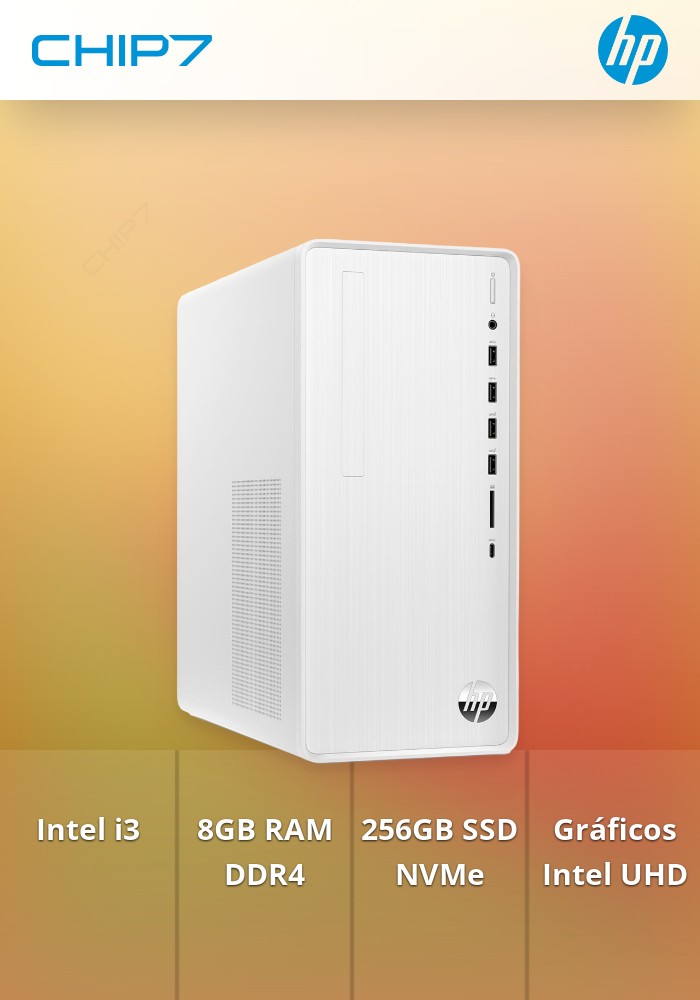 Computador HP Pavilion - I3 12100 / 8GB RAM / 256GB SSD / Sem S.O - TP01-3001np