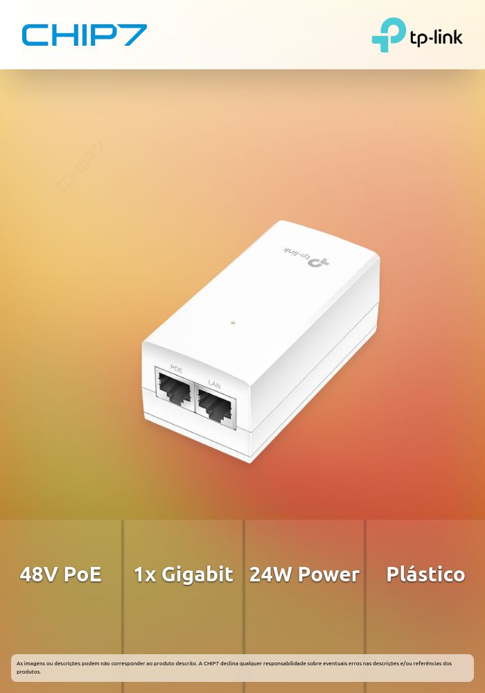 Injetor PoE TP-Link Passivo 48V TL-POE4818G