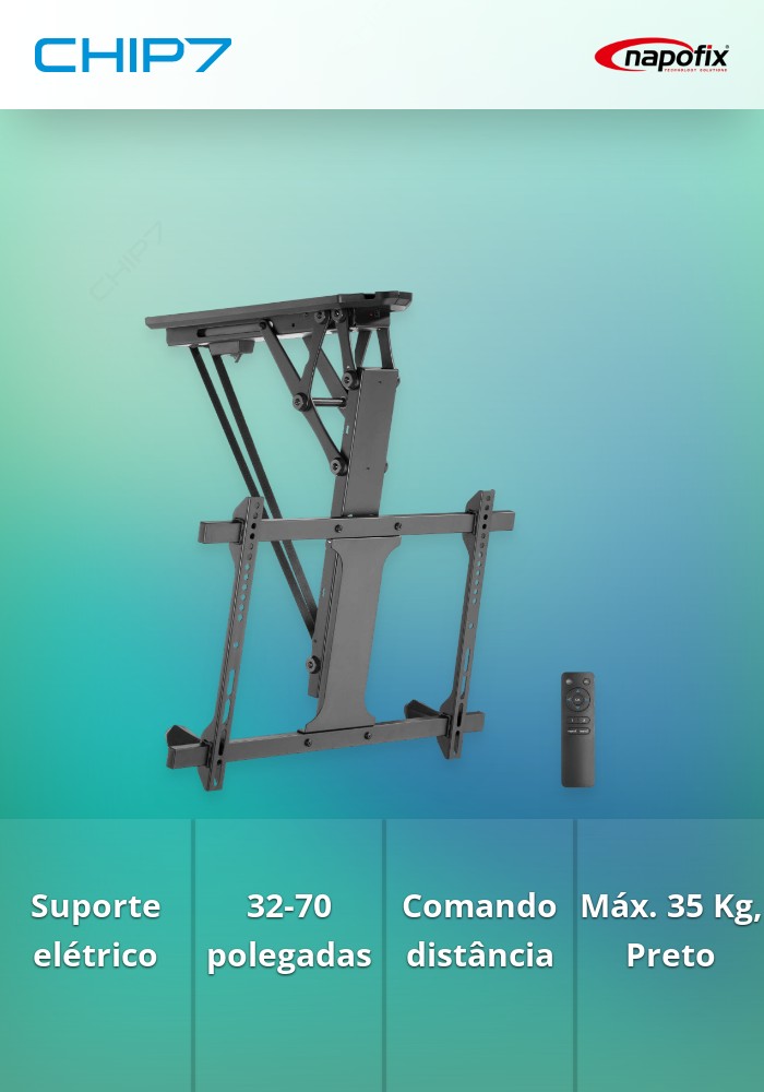 Suporte de Teto NAPOFIX Elétrico 32-70
