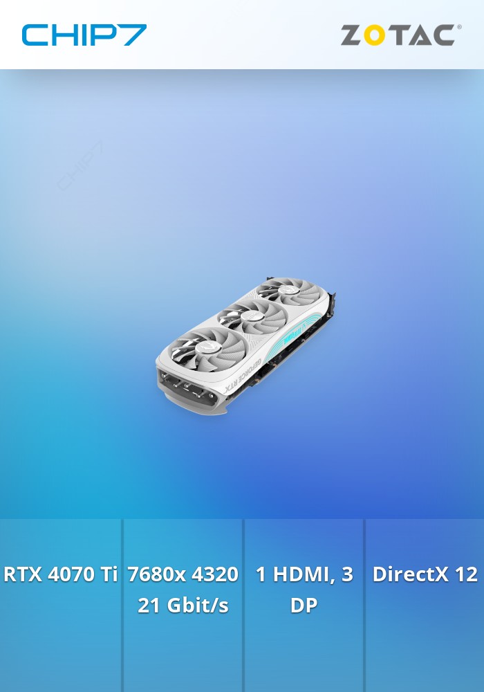 Placa Gráfica Zotac Gaming GeForce RTX 4070 Ti Super Trinity OC