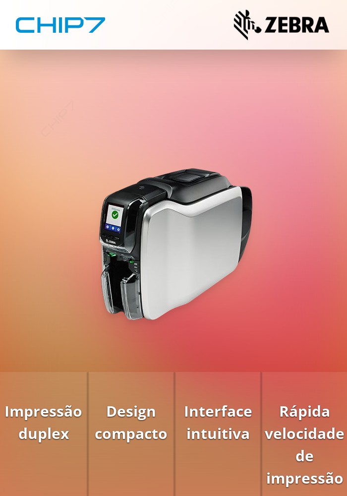 Impressora de cartões plásticos Zebra ZC300 (ZC31-0M0C000EM00)