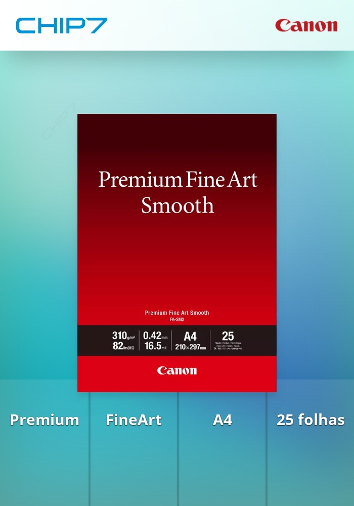 FA-SM2 A4 25 - Premium FineArt Smooth A4 25 sheets