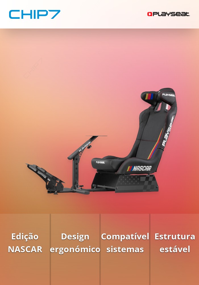 Cadeira Playseat® Evolution PRO - NASCAR Edition *LIMITED E