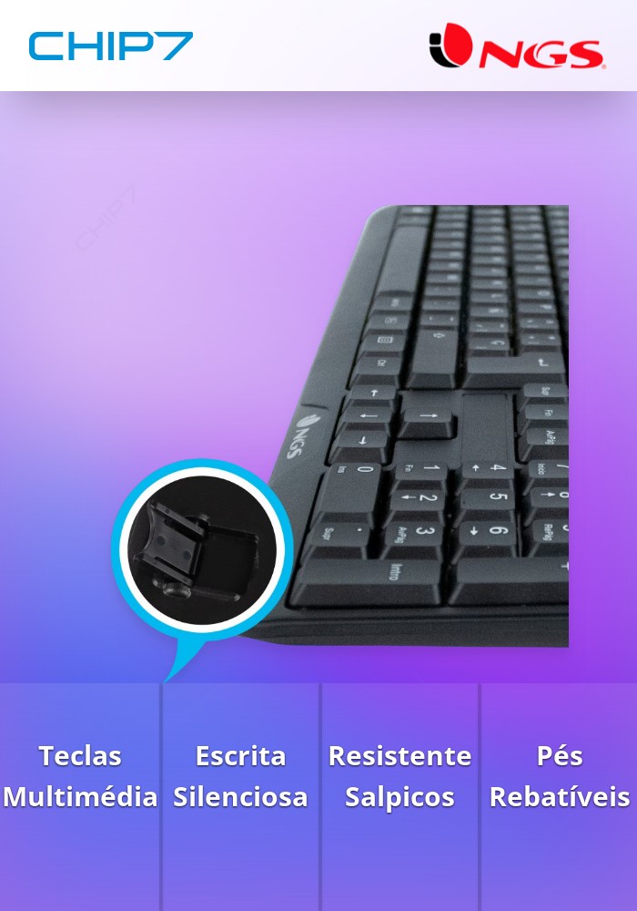 NGS TECLADO FUNKY 3 MULTIMEDIA