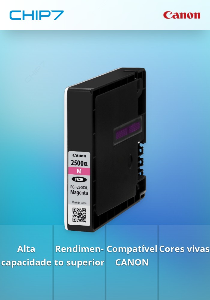 Tinteiro CANON PGI-2500XL Magenta
