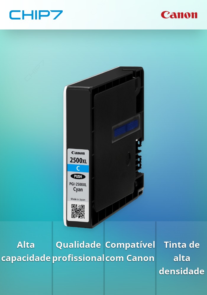 Tinteiro CANON PGI-2500XL Ciano