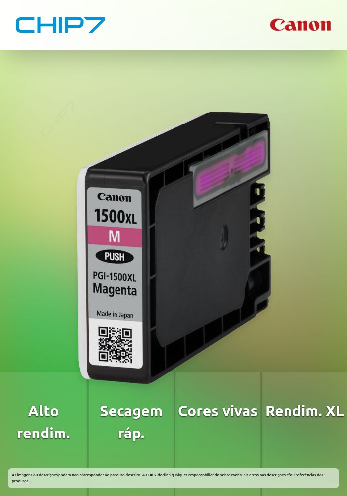 PGI-1500 XL Magenta Ink Cartridge Maxify séries